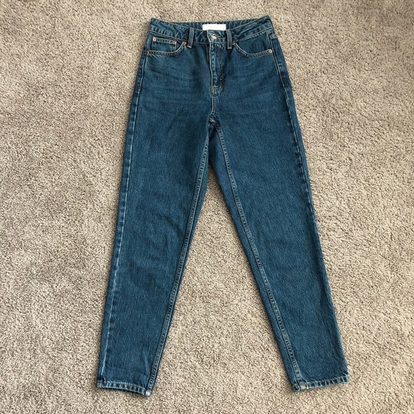 Topshop Denim - Topshop Medium Wash Mom Jeans